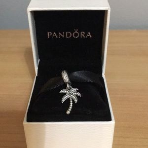 Sparkling Pandora Palm Tree Dangle Charm